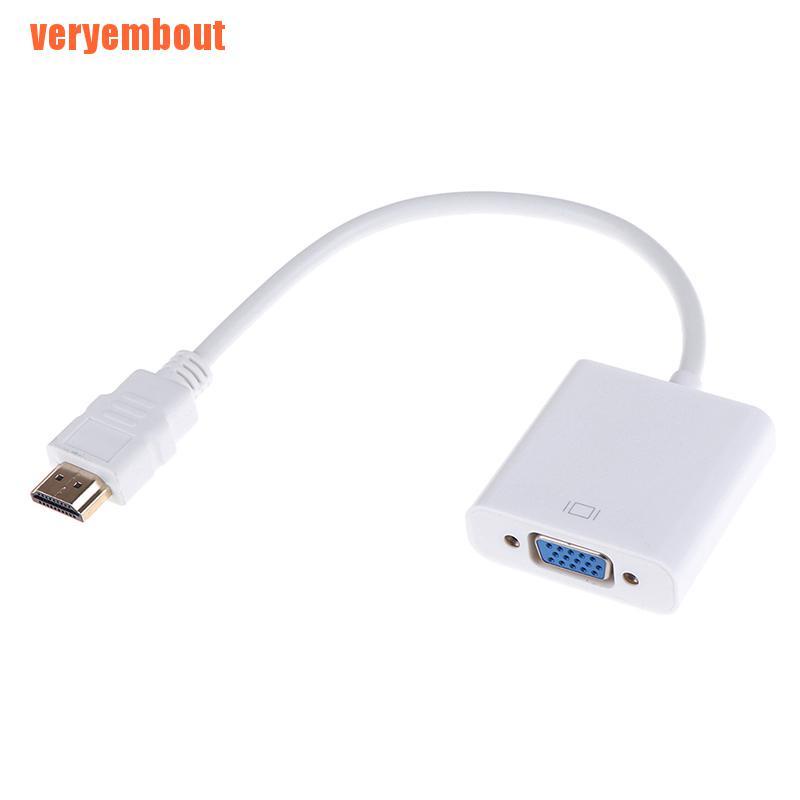 1 Đầu Chuyển Đổi Hdmi Sang Vga Hd 1080p Màu Trắng | BigBuy360 - bigbuy360.vn