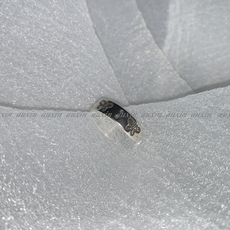 Nhẫn hở có thể điều chỉnh họa tiết bướm cá tính 22482