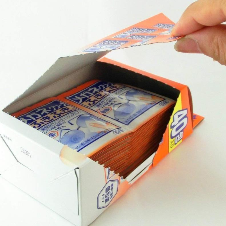 Giấy lau kính chuyên dụng Kobayashi 20 miếngCHÍNH HÃNG Chuyên dùng để lau các bề mặt như tròng kính, mặt đồng hồ