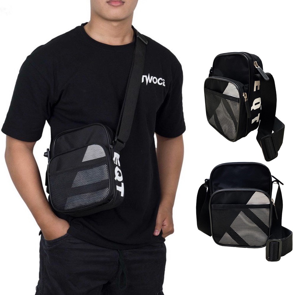Túi vải đeo chéo thể thao EQT Mini Bag vải chống nước cao cấp hàng xuất Micado | BigBuy360 - bigbuy360.vn