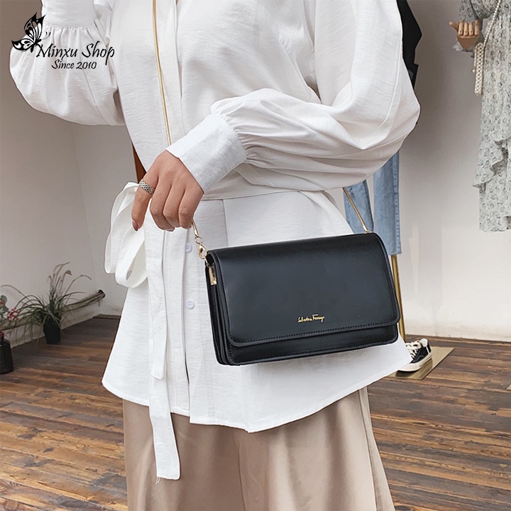 Túi Xách Đeo Chéo Nữ Dây Mạ Sang Chảnh, Túi Đi Chơi, Đi Tiệc Phong Cách Hàn Quốc TD05