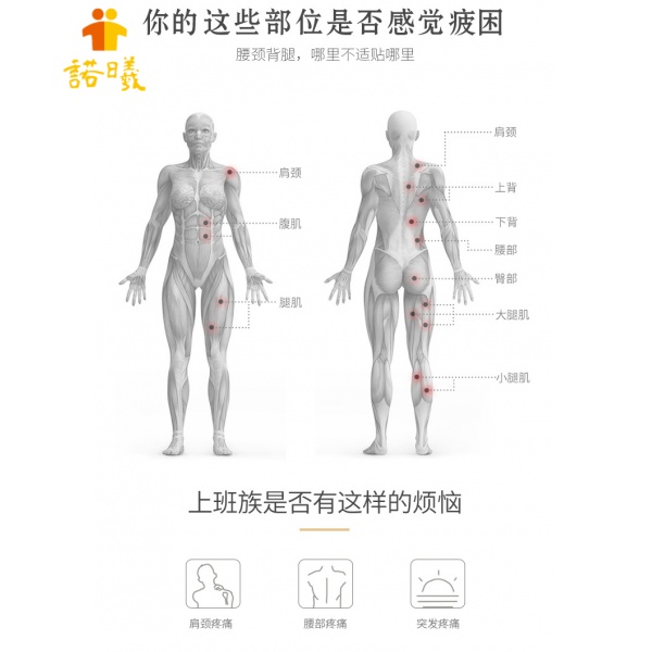 Máy Mát Xa Giảm Mệt Mỏi Cơ Thể Mini Sạc Được Tiện Dụng Lưng