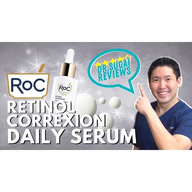 [USA]Tinh chất chống lão hóa làm mềm mại nếp nhăn RoC Retinol Correxion Line Smoothing Daily Serum 30ml