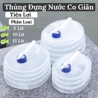 Bình nước gấp gọn tiện lợi - Thùng nước co giãn