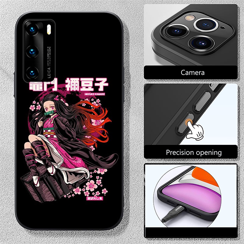 Ốp Điện Thoại Họa Tiết Demon Slayer Kimetsu no Yaiba Cho Xiaomi Redmi Note 10 Pro Max 10T 10S 10X AE2
