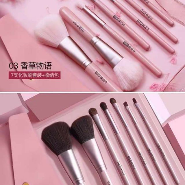 Bộ cọ trang điểm 7 chi tiết | BigBuy360 - bigbuy360.vn