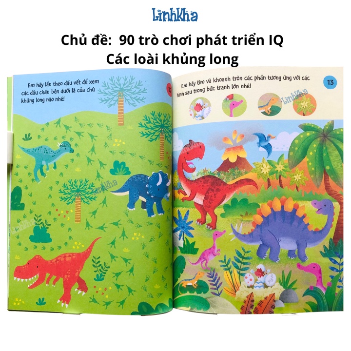 Sách - Trò Chơi Phát Triển Chỉ Số IQ Cho Bé 3-9 Tuổi - Đinh Tị