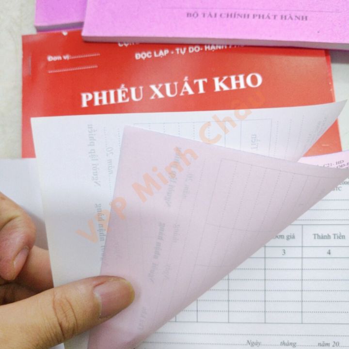 Phiếu Thu / Chi/ Phiếu Nhập/Xuất Kho Khổ A5 2 Liên 3 Liên 100 tờ