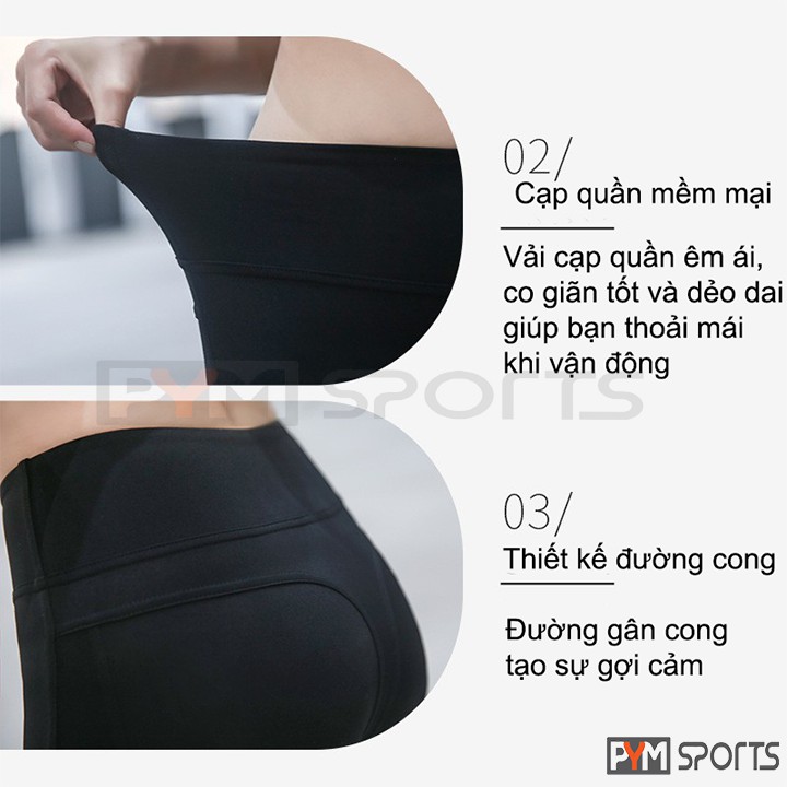 Loại 1✔️Quần Legging Lửng BIGSIZE Quần Legging Tập Gym Yoga Mặc Ở Nhà, Nâng Mông Siêu Co Giãn Nâng Mông Cạp Cao Siêu Hot