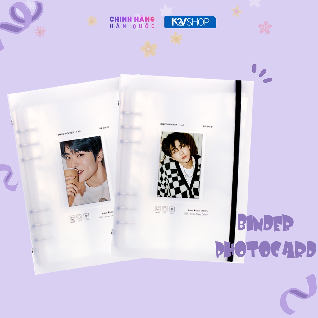 [Be on D] Binder 6 lỗ A5 BeonD đựng KPOP Photocard, Sticker Chất Lượng Cao