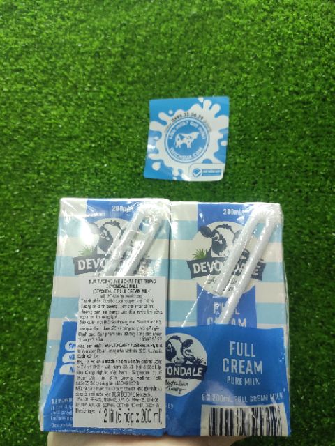 Sữa Tươi Devondale Full cream 200ml (T10/21)