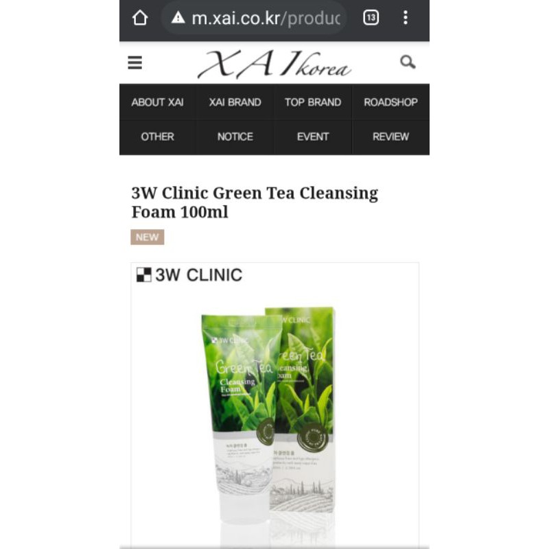 Sữa rửa mặt 3W CLINIC 100ml Hàn Quốc Foam Cleansing ngăn ngừa mụn, trắng da trà than hoạt tính gạo lứt hoa hồng collagen