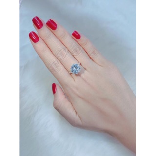 Nhẫn Bạc Hột Đá Cao Chuẩn Bạc 925