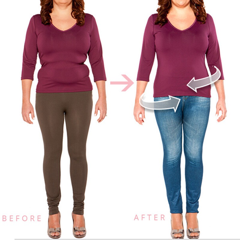 Quần dài giả jean lưng cao quyến rũ | BigBuy360 - bigbuy360.vn