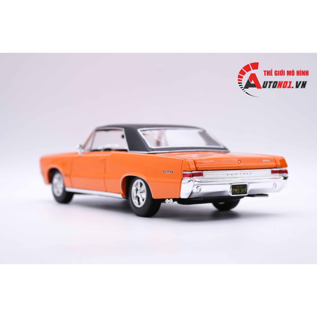 MÔ HÌNH XE PONTIAC GTO HURST EDITION ORANGE 1:18 MAISTO 2918