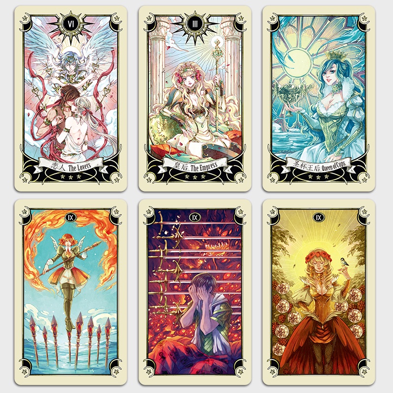 Bộ Bài Mystical Manga Tarot  Nifoki