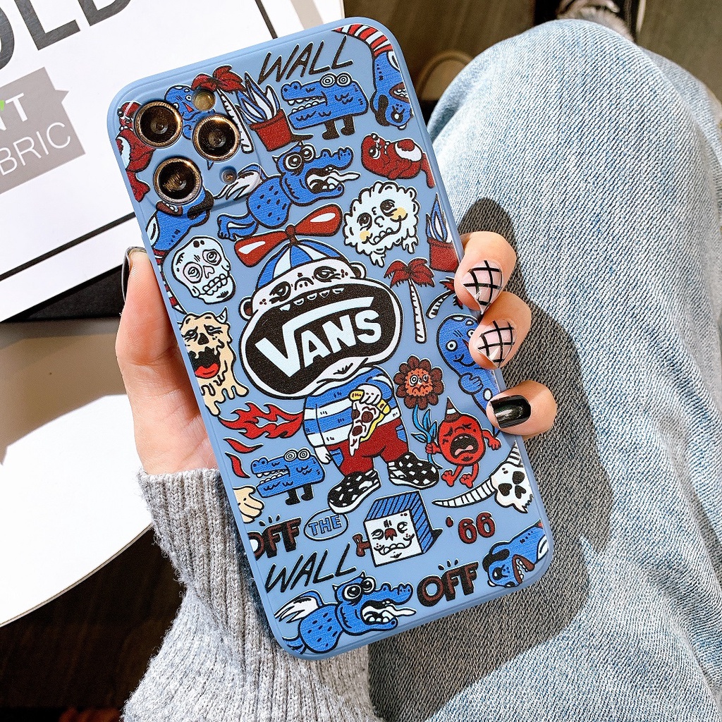 Ốp Lưng Silicon Bảo Vệ CAMERA Vans - E066