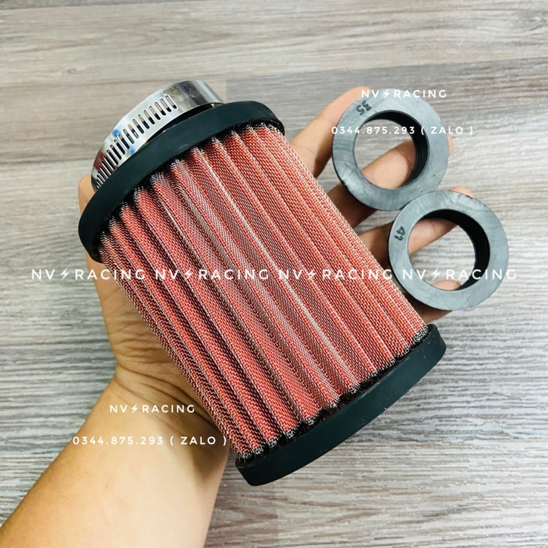 Lọc gió trụ KN K9 co thẳng