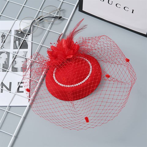 HOT Mũ chóp Phụ Kiện Trang Trí Tóc Hình Hoa Xinh Xắn Cho Cô Dâu 2022