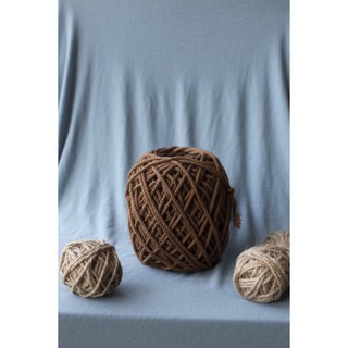 [Ảnh thật] Dây thừng cotton màu Nâu socola size 3mm thắt Macrame