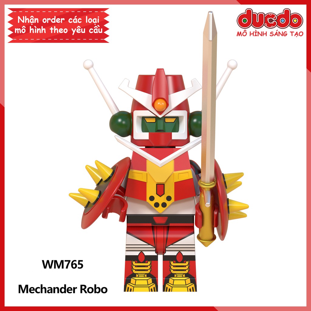 Minifigures các nhân vật siêu nhân trong Super Mechas - Đồ chơi Lắp ghép Xếp hình Mini Mô hình Robot WM WM6069