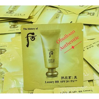Gói Kem nền Luxury BB Cream Hoàng Cung Cao Cấp Whoo 1ml | BigBuy360 - bigbuy360.vn
