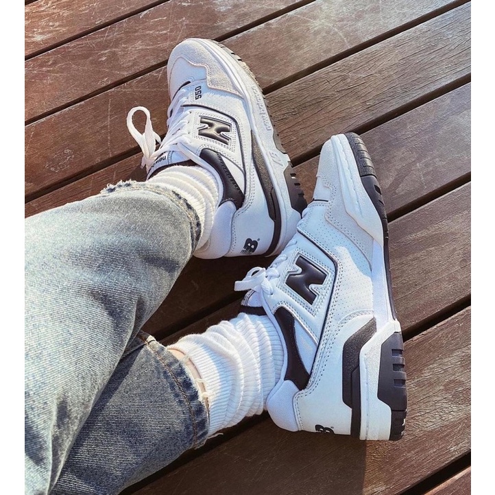 Giày New Balance 550 ‘White Navi’,Xanh Than, giày thể thao nam nữ, bản chuẩn Trung xịn, Full Bill Box