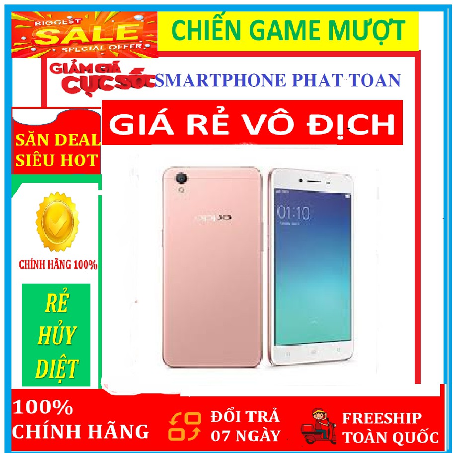 điện thoại Oppo F3 (A37 neo9) 2sim ram 2G/16G Chính hãng mới (màu Hồng)