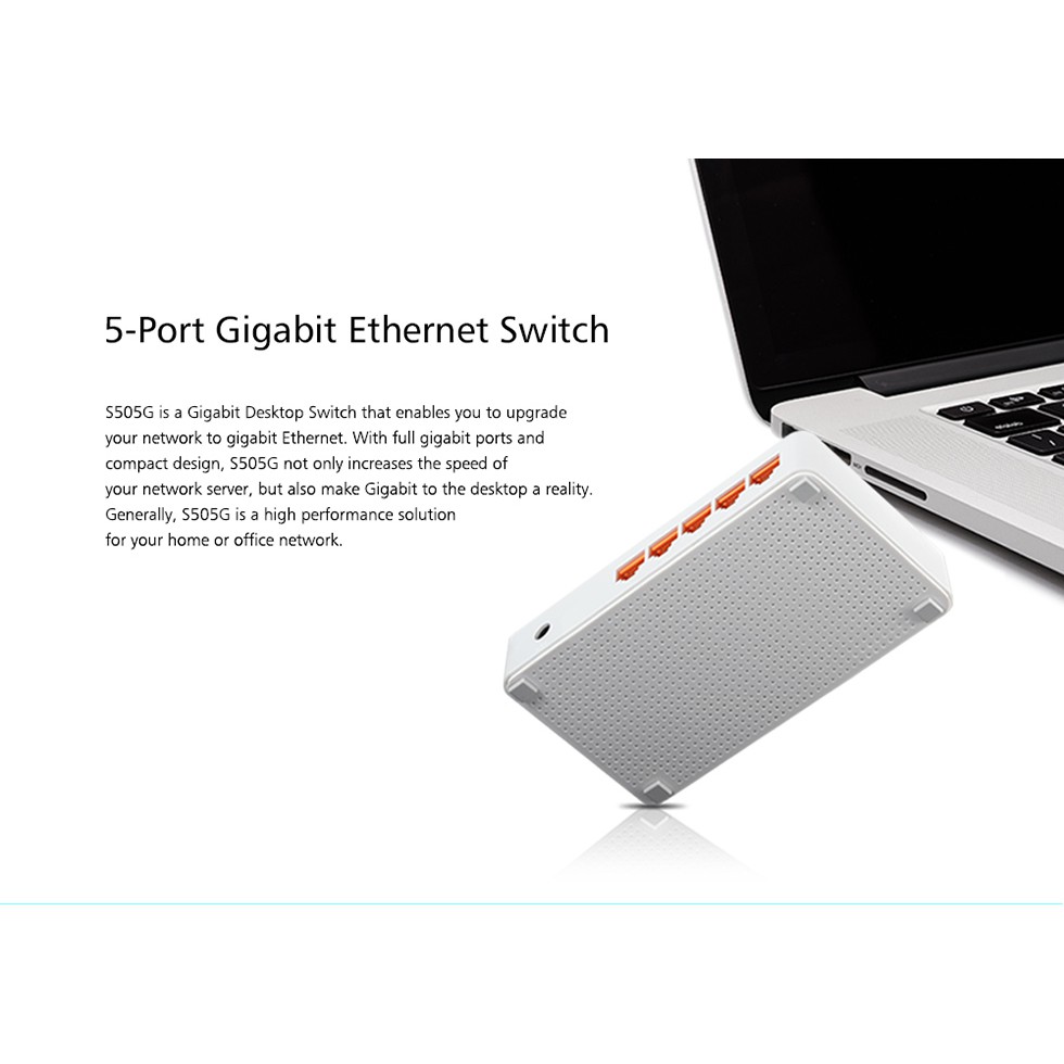 TOTOLINK S505G Switch 5 cổng Gigabit Bộ chia mạng cho máy tính bàn Laptop Hãng phân phối chính thức