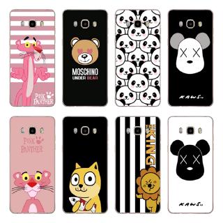 Ốp điện thoại TPU dẻo in hình gấu sư tử hoạt hình cho Samsung Galaxy A9 Pro/A8/A7/A5/A3 2015/A7000/A5000/A3000