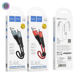 Cáp sạc hoco X38 Micro Lightning Type C 25cm