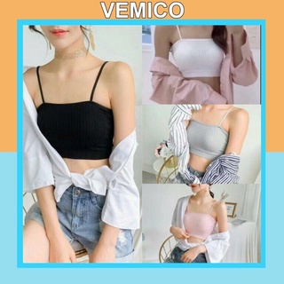 Áo bra quây gân tăm cotton mềm mại br16 cao cấp