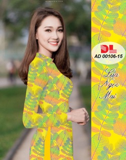 Vải áo dài chiếc lá