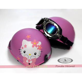 FREESHIP 99K TOÀN QUỐC_Hàng Công Ty : Compo Mũ Kitty + Kính Phi Công