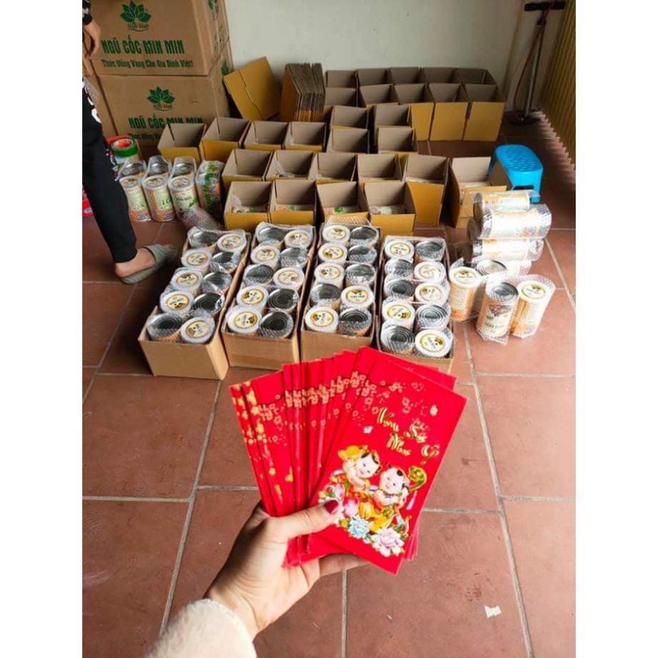 NGŨ CỐC LỢI SỮA-NGŨ CỐC LỢI SỮA MINMIN [FREE SHIP] - NGŨ CỐC BẦU 1KG, mẹ uống sữa về tràng trề con ti no nê