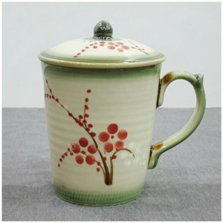 Cốc sứ có nắp Bát Tràng