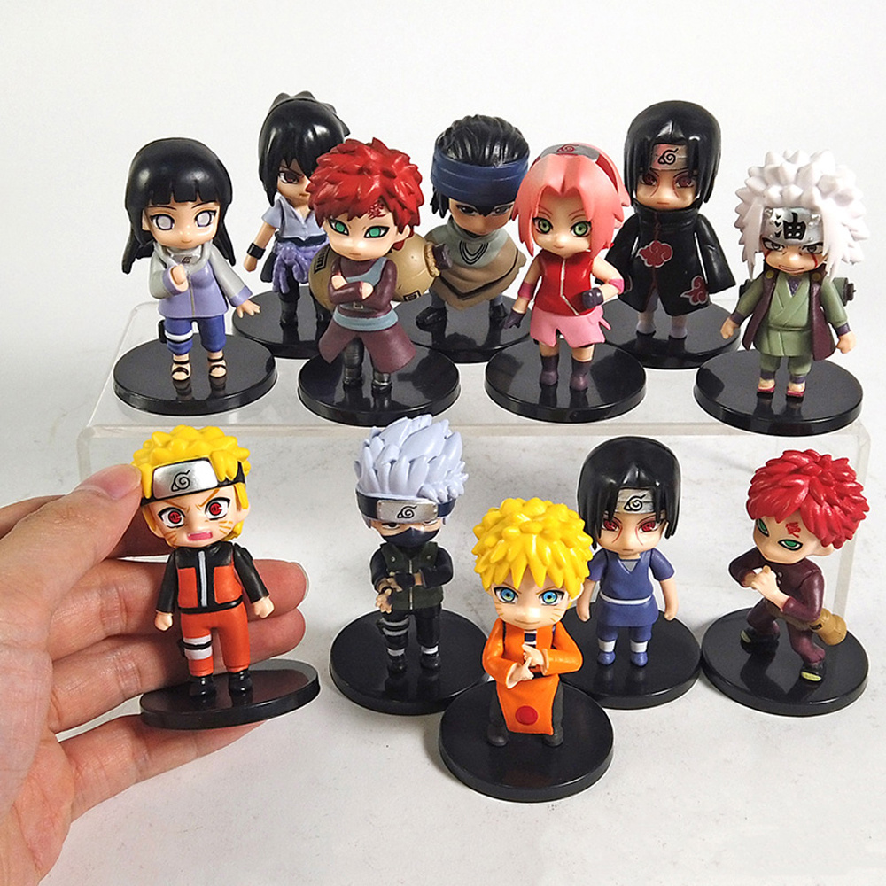 Set 6 Mô Hình Nhân Vật Phim Naruto Cao 7cm