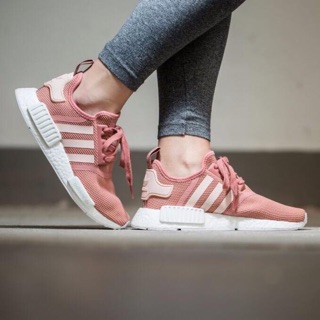 [ Full box + tặng móc khoá ] Giày Adidas nmd hồng đất