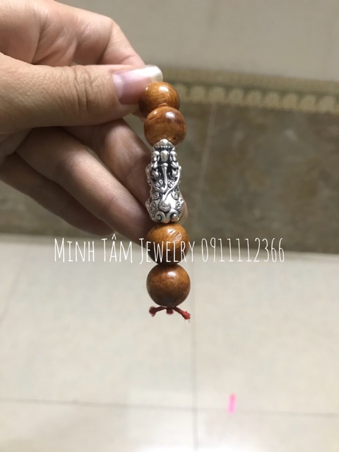 Tỳ hưu bạc Thái S999 phù hợp vòng 10-14 ly Minh Tâm Jewelry