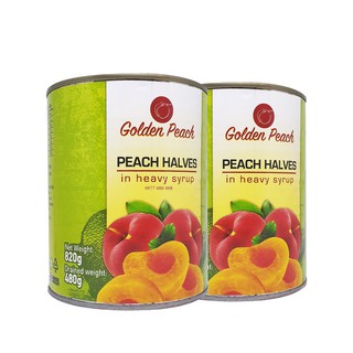 Combo 2 Hộp Đào Ngâm Hy Lạp Golden Peach 820g/Hộp
