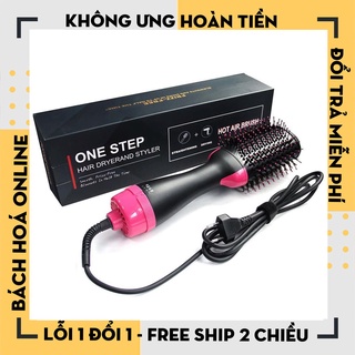 Lược sấy tóc đa năng Onestep, lược sấy tóc xoay 360 độ [Bh 12 tháng] .