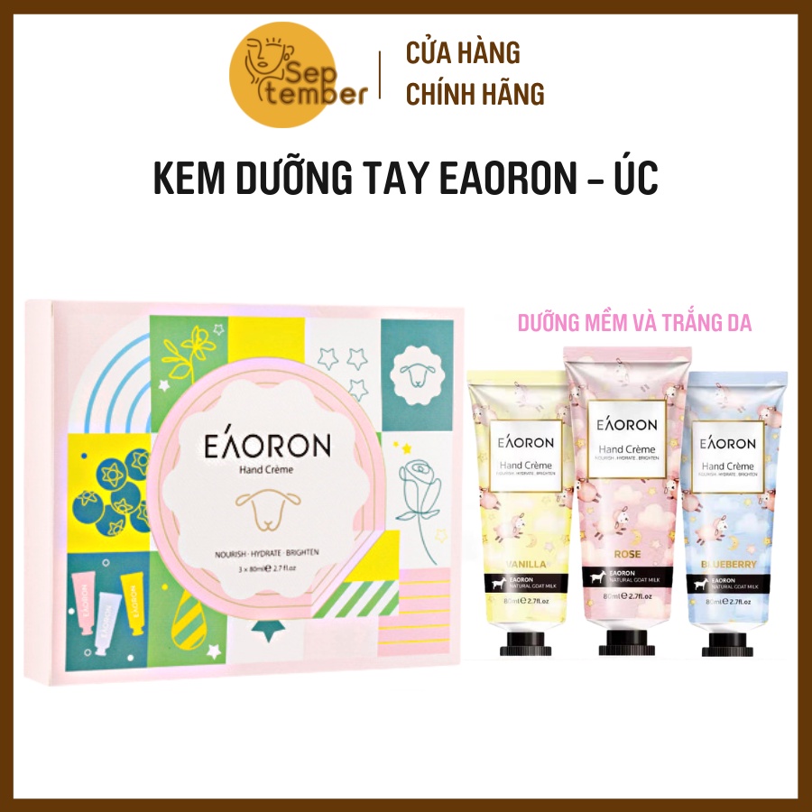 Kem dưỡng tay Eaoron, dưỡng mềm và sáng da của Úc - september249.vn