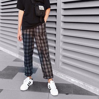 (CỰC HOT) Quần Plaid Pants Caro Unisex Nam Nữ