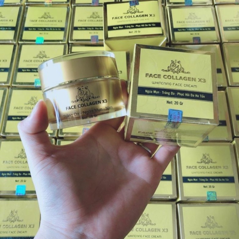 Kem face colagen x3 đông anh chuẩn