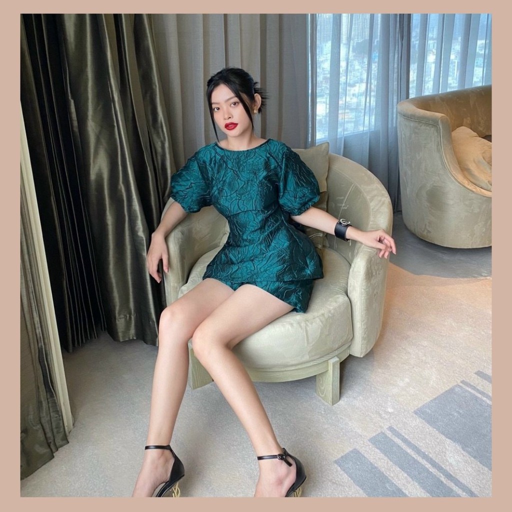 Set đồ nữ đi dự tiệc sang chảnh nơ cá tính phong cách bigsize hàn quốc áo thiết kế đẹp cho mùa hè đi chơi du lịch biển | BigBuy360 - bigbuy360.vn