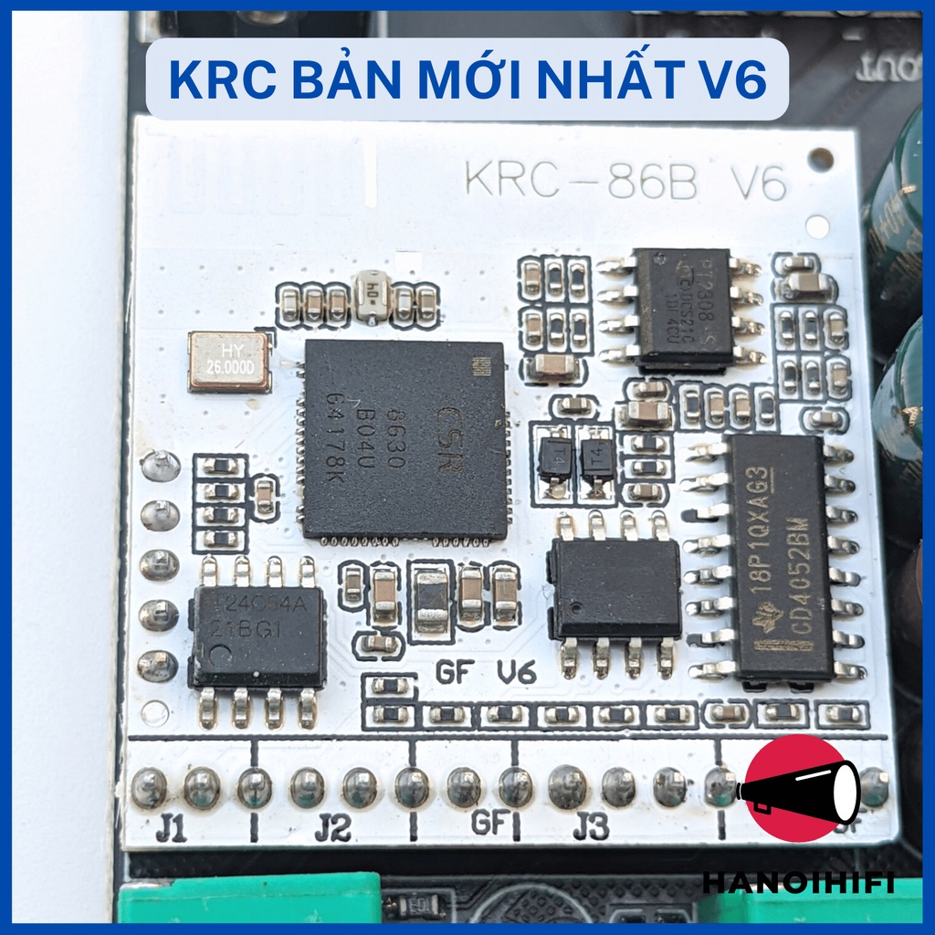 Mạch khuếch đại âm thanh bluetooth 2.1 TPA 3118 KRC 6.0 15*15+30w - V6. Chip TPA3118, 3 phiên bản