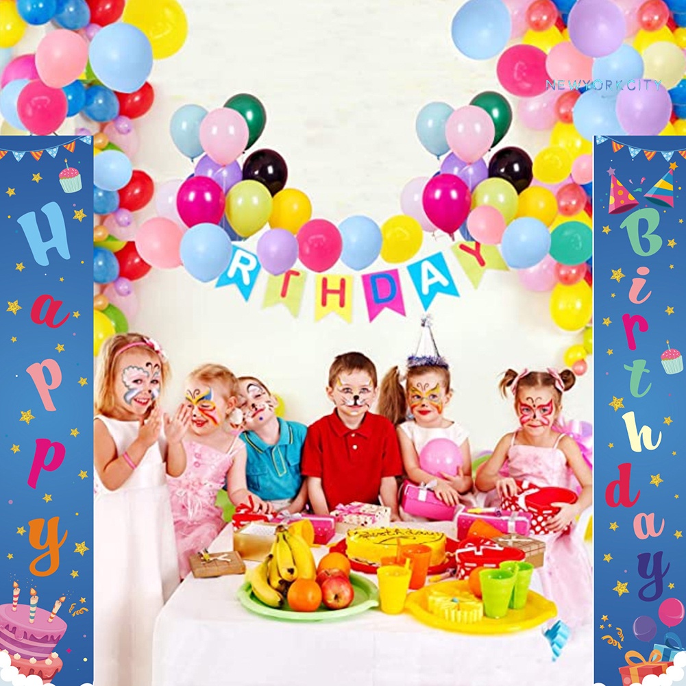 Bộ Dây Treo Trang Trí Tiệc Sinh Nhật In Chữ Happy Birthday