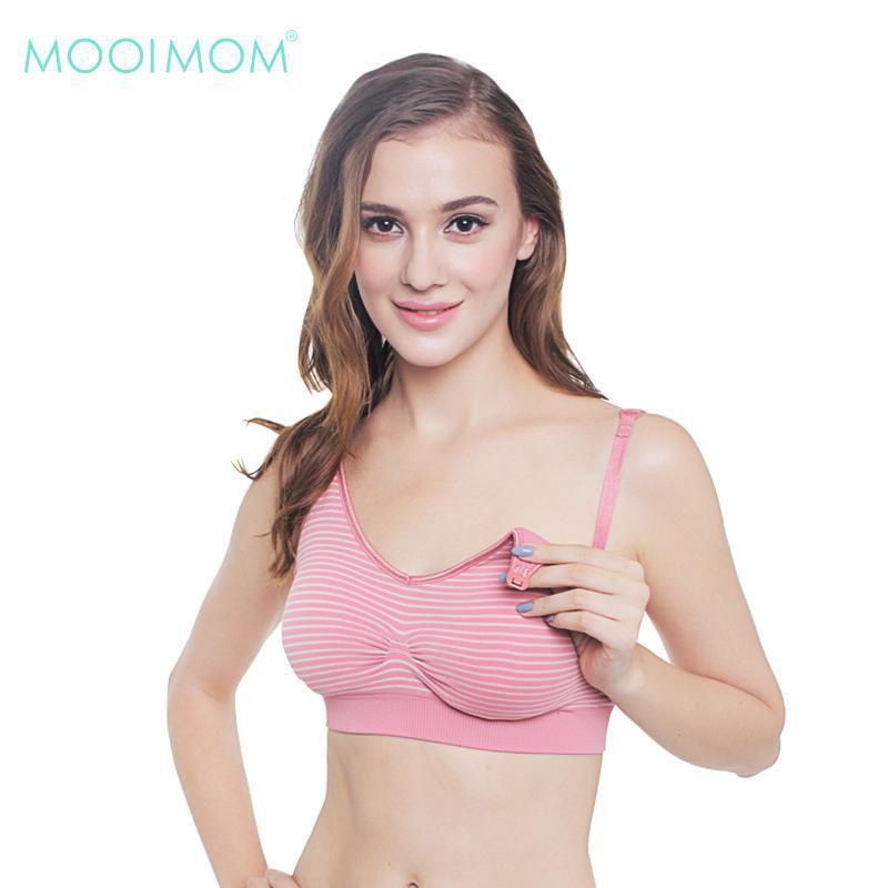 MOOIMOM Áo Ngực Siêu Đàn Hồi Và Không Gọng Cho Mẹ Bầu Và Cho Con Bú B7881