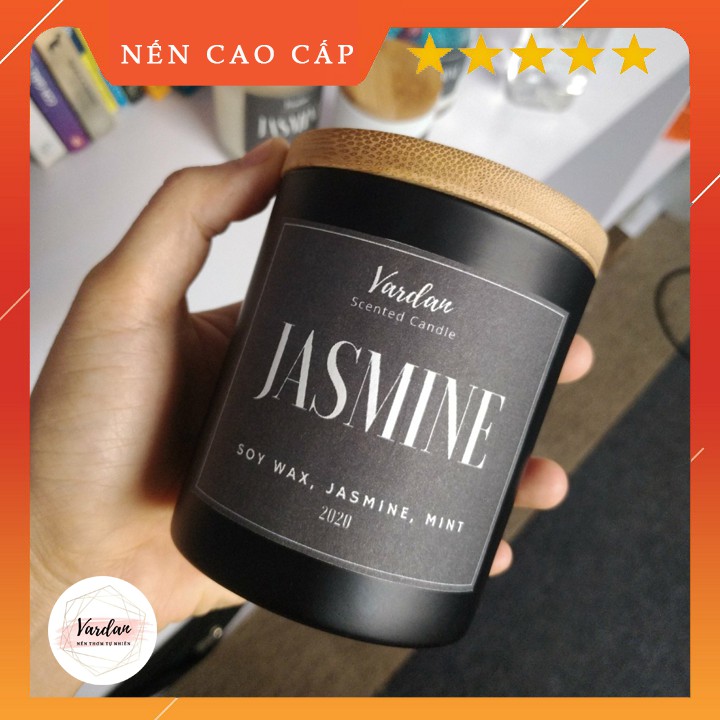 Nến thơm cao cấp hương Hoa Nhài (Jusmine) không khói 200g - Vardan