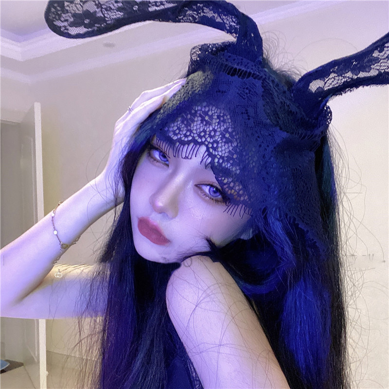 Cài Tóc Tai Mèo Phối Ren Quyến Rũ Dành Cho Nữ